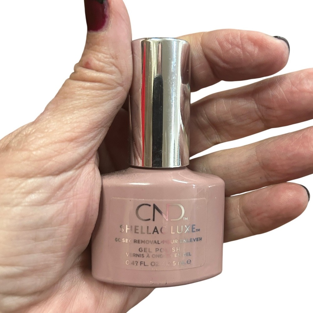 CND Field Fox Shellac Luxe Gel Polish 0.42oz Mauve Nude Professional Manicure